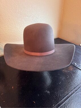 Men's Rodeo King Wide-Brim Felt Cowboy Hat - Grey